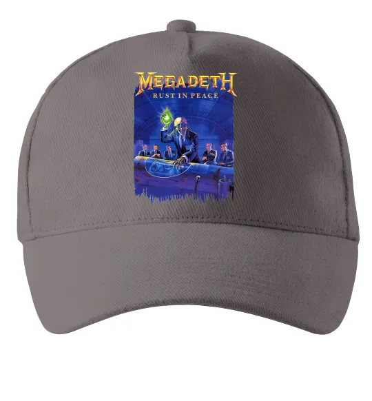 Кепка Megadeth Rust in peace Сірий фото