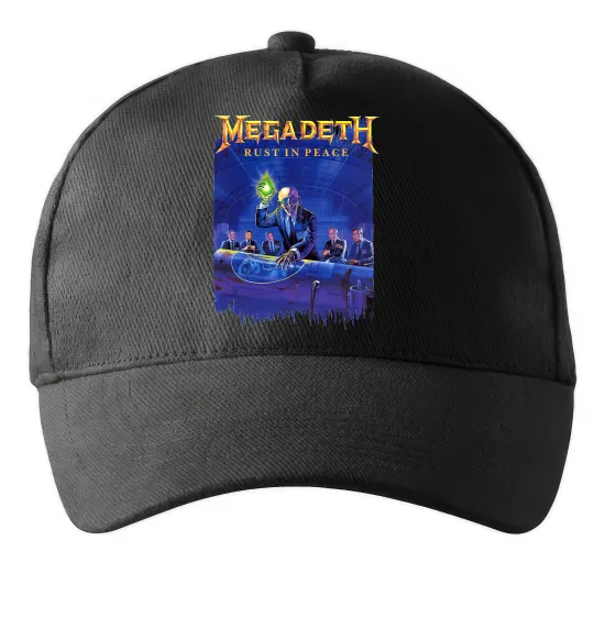 Кепка Megadeth Rust in peace Чорний фото