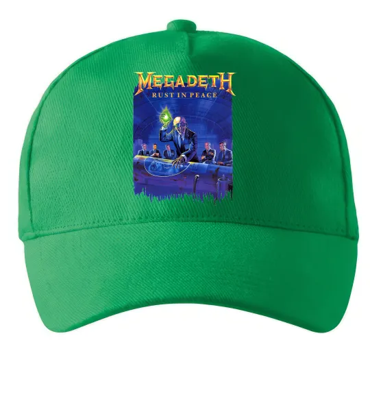 Кепка Megadeth Rust in peace Зелений фото