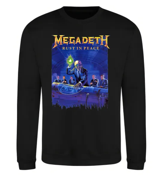 Світшот Megadeth Rust in peace Чорний фото