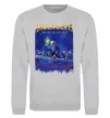 Світшот Megadeth Rust in peace Сірий меланж Світшот Megadeth Rust in peace Сірий меланж фото