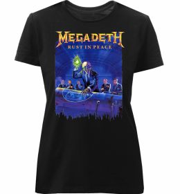 Женская премиум футболка Megadeth Rust in peace