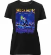 Жіноча преміум футболка Megadeth Rust in peace Чорний фото