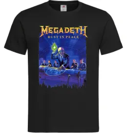 Чоловіча футболка Megadeth Rust in peace Чорний фото