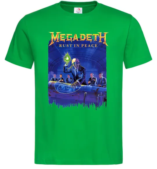 Чоловіча футболка Megadeth Rust in peace Зелений фото