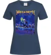Жіноча футболка Megadeth Rust in peace Темно-синій фото