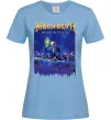 Жіноча футболка Megadeth Rust in peace Блакитний фото