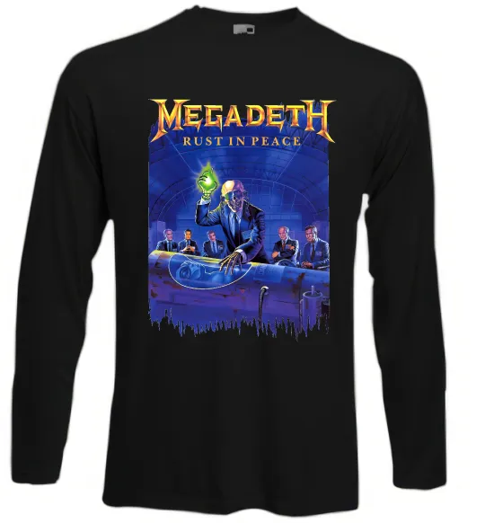 Лонгслів Megadeth Rust in peace Чорний фото