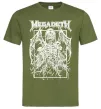 Чоловіча футболка Megadeth skeleton Оливковий Чоловіча футболка Megadeth skeleton Оливковий фото