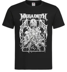 Чоловіча футболка Megadeth skeleton Чорний фото