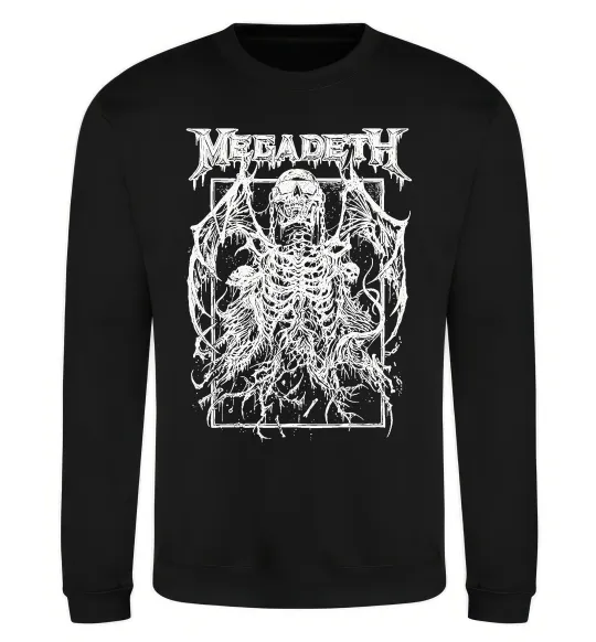 Свитшот Megadeth skeleton Черный фото