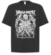 Футболка Оверсайз Megadeth skeleton Чорний фото