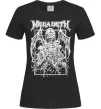 Жіноча футболка Megadeth skeleton Чорний фото
