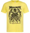 Чоловіча футболка Megadeth skeleton Лимонний Чоловіча футболка Megadeth skeleton Лимонний фото