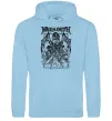 Жіноча толстовка (худі) Megadeth skeleton Блакитний фото