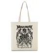 Еко-сумка Megadeth skeleton Бежевий фото