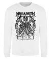Світшот Megadeth skeleton Білий фото
