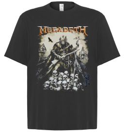 Футболка Оверсайз Megadeth черепи
