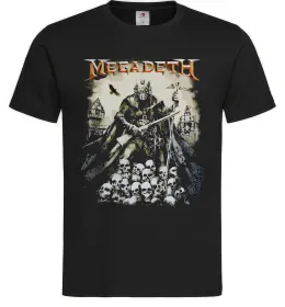 Чоловіча футболка Megadeth черепи Чорний фото