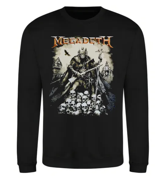 Свитшот Megadeth черепи Черный фото