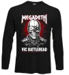 Лонгслів Megadeth Vic Rattlehead art Чорний Лонгслів Megadeth Vic Rattlehead art Чорний фото