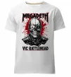 Чоловіча преміум футболка Megadeth Vic Rattlehead art Білий Чоловіча преміум футболка Megadeth Vic Rattlehead art Білий фото