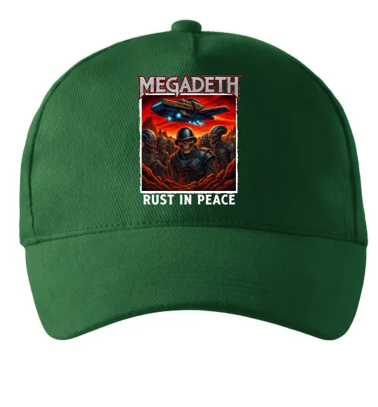 Кепка Rust in peace art Megadeth Темно-зелений фото
