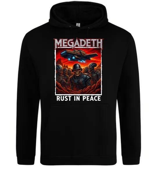 Чоловіча толстовка (худі) Rust in peace art Megadeth Чорний фото