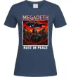 Жіноча футболка Rust in peace art Megadeth Темно-синій Жіноча футболка Rust in peace art Megadeth Темно-синій фото