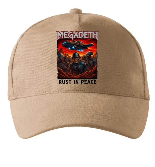 Кепка Rust in peace art Megadeth Пісочний фото