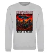 Свитшот Rust in peace art Megadeth Серый меланж фото