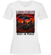 Жіноча футболка Rust in peace art Megadeth Білий Жіноча футболка Rust in peace art Megadeth Білий фото