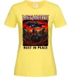 Жіноча футболка Rust in peace art Megadeth Лимонний Жіноча футболка Rust in peace art Megadeth Лимонний фото