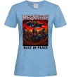Жіноча футболка Rust in peace art Megadeth Блакитний Жіноча футболка Rust in peace art Megadeth Блакитний фото