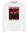 Світшот Rust in peace art Megadeth Білий фото