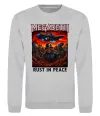 Світшот Rust in peace art Megadeth Сірий меланж фото