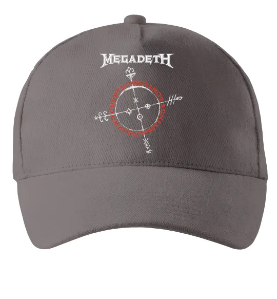 Кепка Megadeth CrypticWritings Серый фото