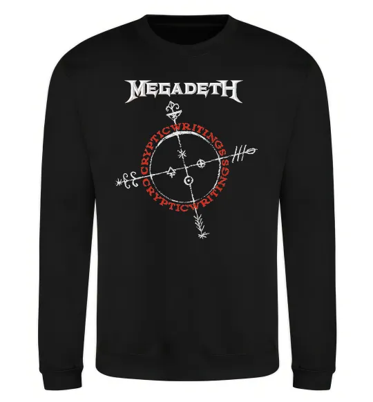 Світшот Megadeth CrypticWritings Чорний фото
