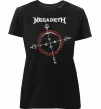 Жіноча преміум футболка Megadeth CrypticWritings Чорний фото
