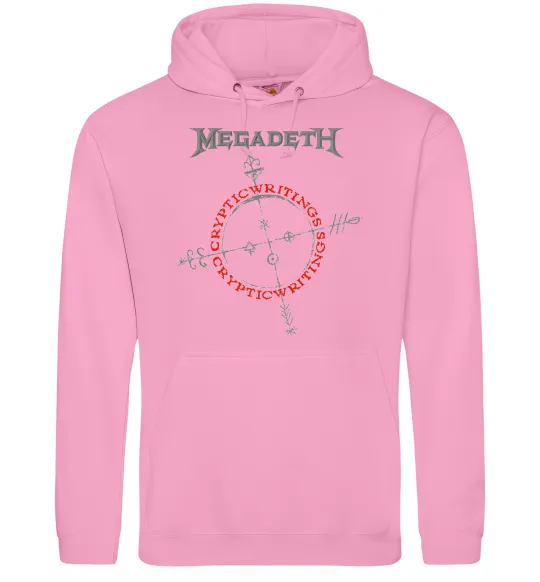 Женская толстовка (худи) Megadeth CrypticWritings Розовый фото