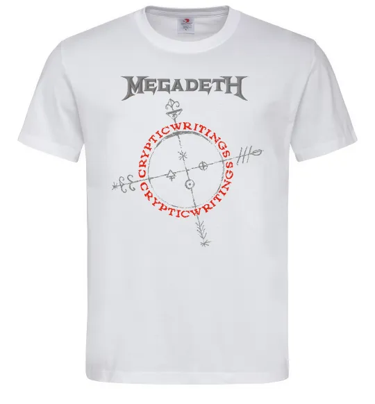 Чоловіча футболка Megadeth CrypticWritings Білий фото