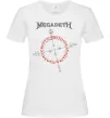 Жіноча футболка Megadeth CrypticWritings Білий фото