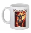 Чашка керамічна Megadeth fire Vic Білий Чашка керамічна Megadeth fire Vic Білий фото