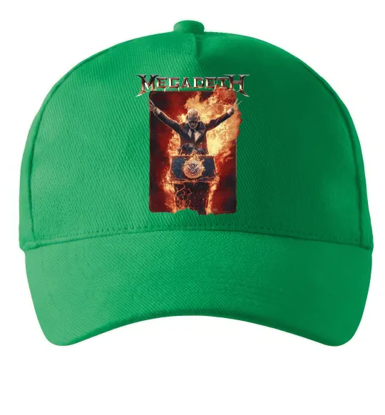Кепка Megadeth fire Vic Зелений фото