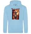 Чоловіча толстовка (худі) Megadeth fire Vic Блакитний фото