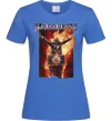 Жіноча футболка Megadeth fire Vic Яскраво-синій фото