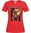 Жіноча футболка Megadeth fire Vic Червоний фото