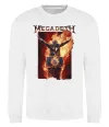 Світшот Megadeth fire Vic Білий Світшот Megadeth fire Vic Білий фото