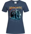 Жіноча футболка Megadeth Вік Ратлхед Темно-синій фото