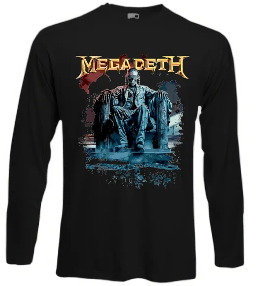 Лонгслів Megadeth Вік Ратлхед Чорний фото